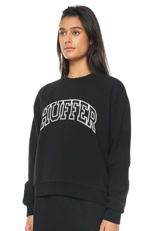 Huffer Slouch Crew 350/Lined Out Basalt