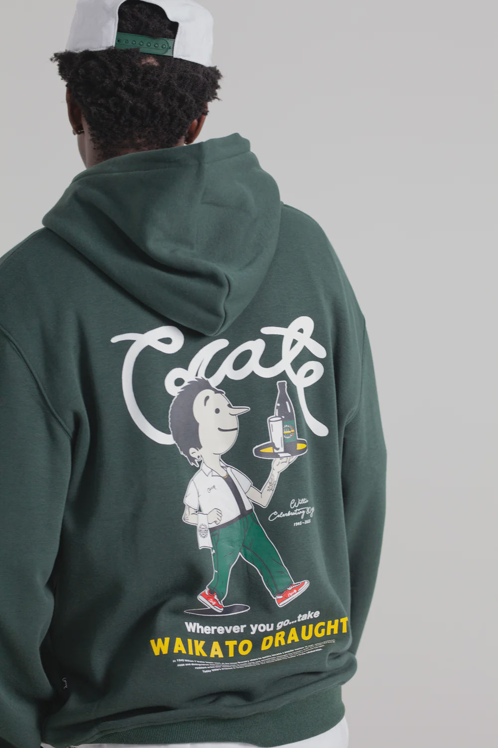 Crate X Willie the Waiter Remix Hoodie Pine