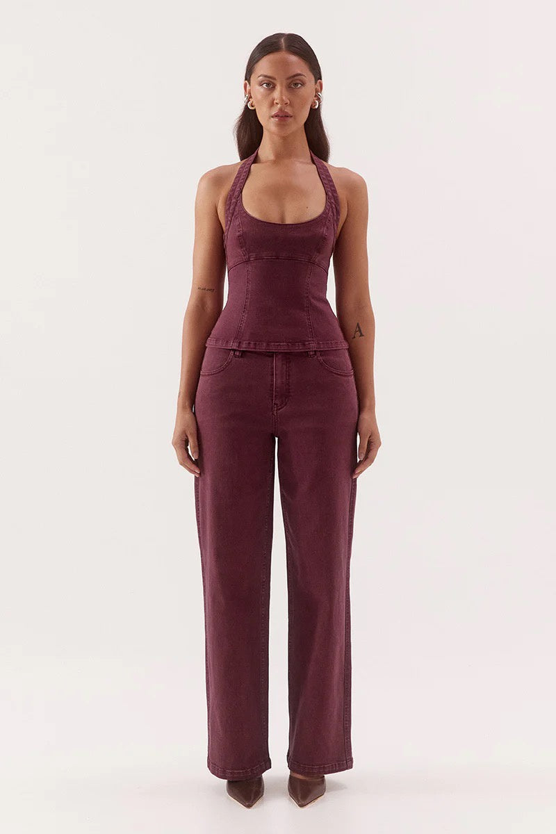 Sovere Blaine Denim Jeans Vino