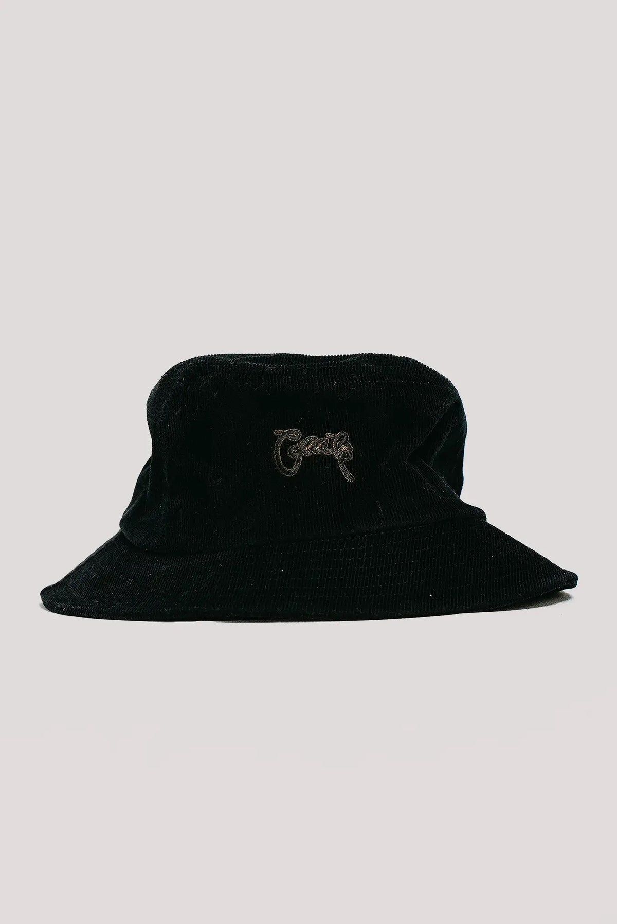 Crate scripted Cord Bucket Hat Black