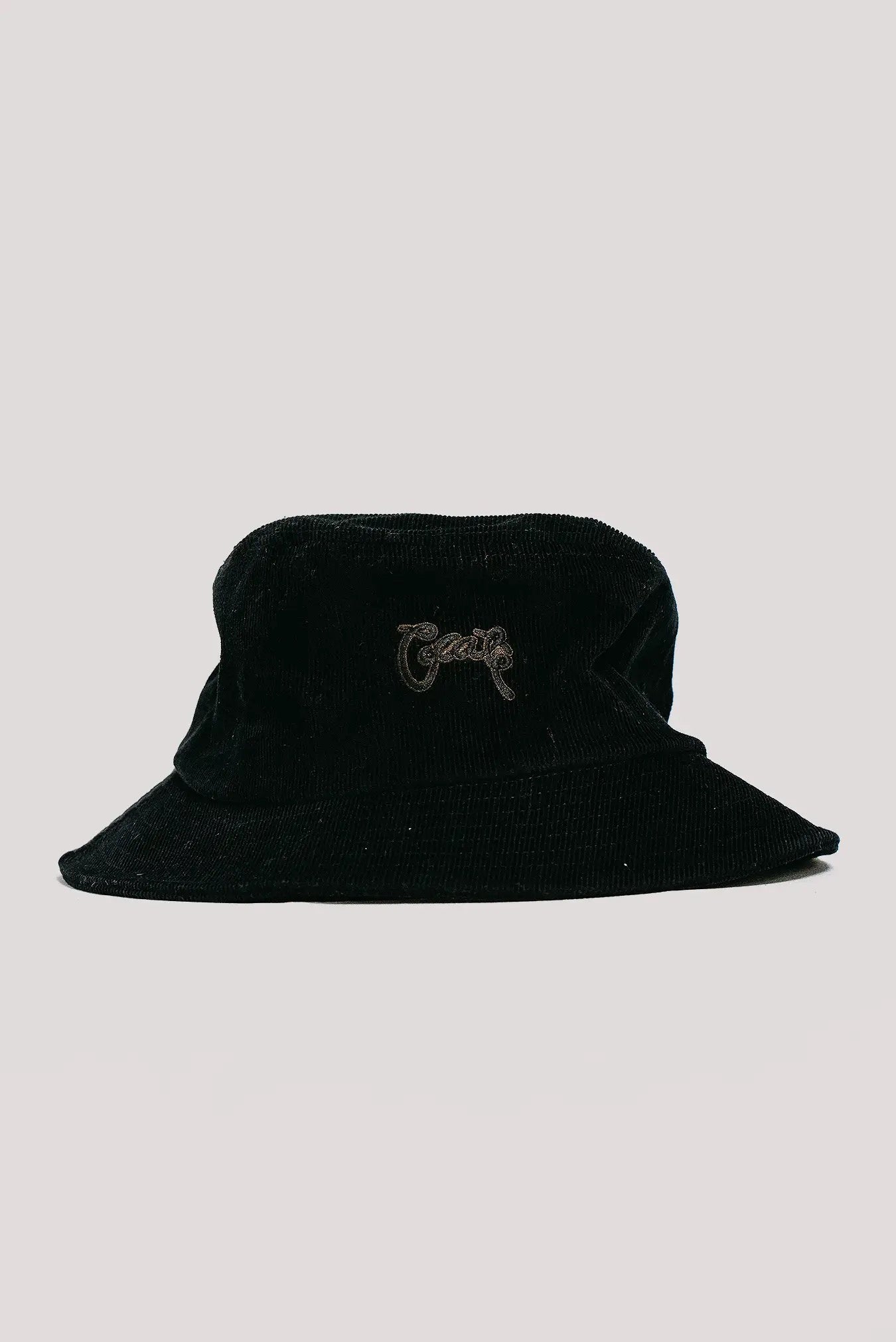 Crate scripted Cord Bucket Hat Black
