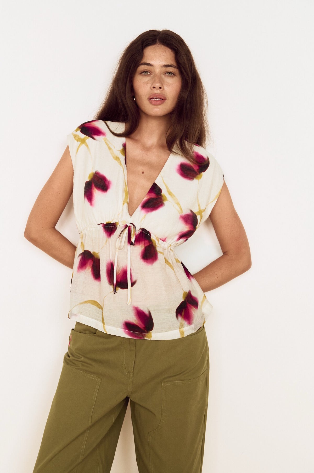 Mink Pink Emery Blouse Floral