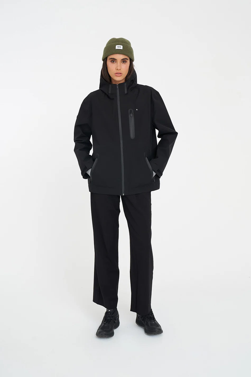 Huffer Wmns Infinity Stormshell Jacket Black