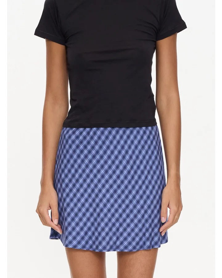 Thrills High Speed Check Mini Skirt