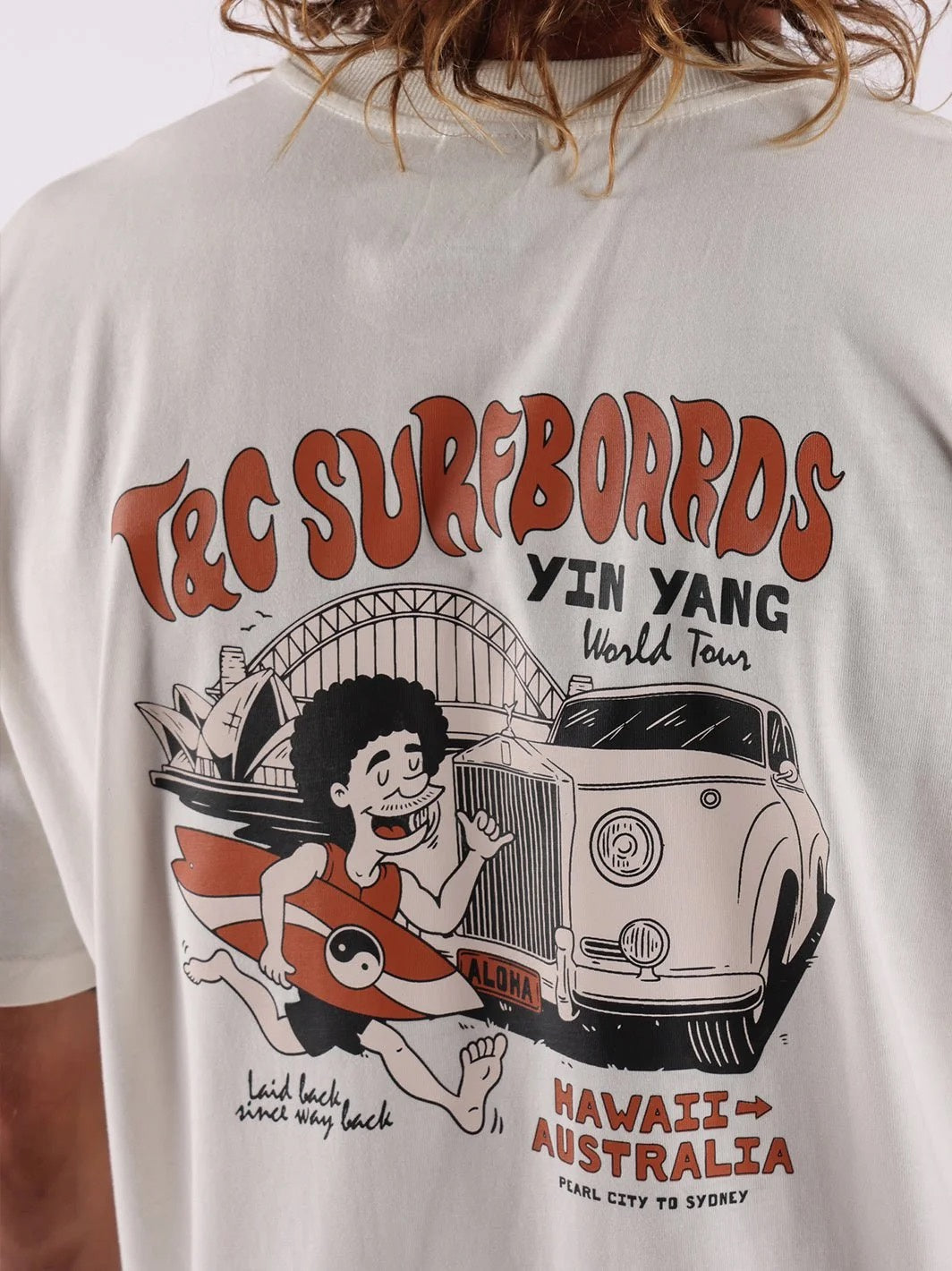 T&C World Tour Tee Natural