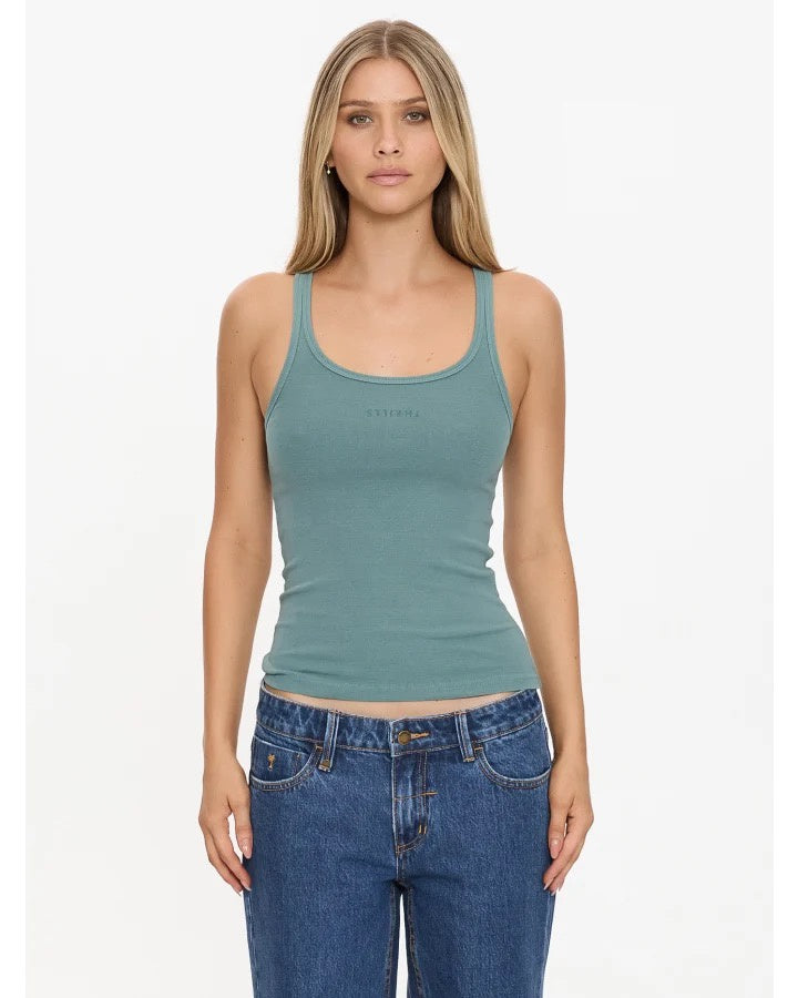 Thrills Minimal Thrills Scoop Tank Green Coast
