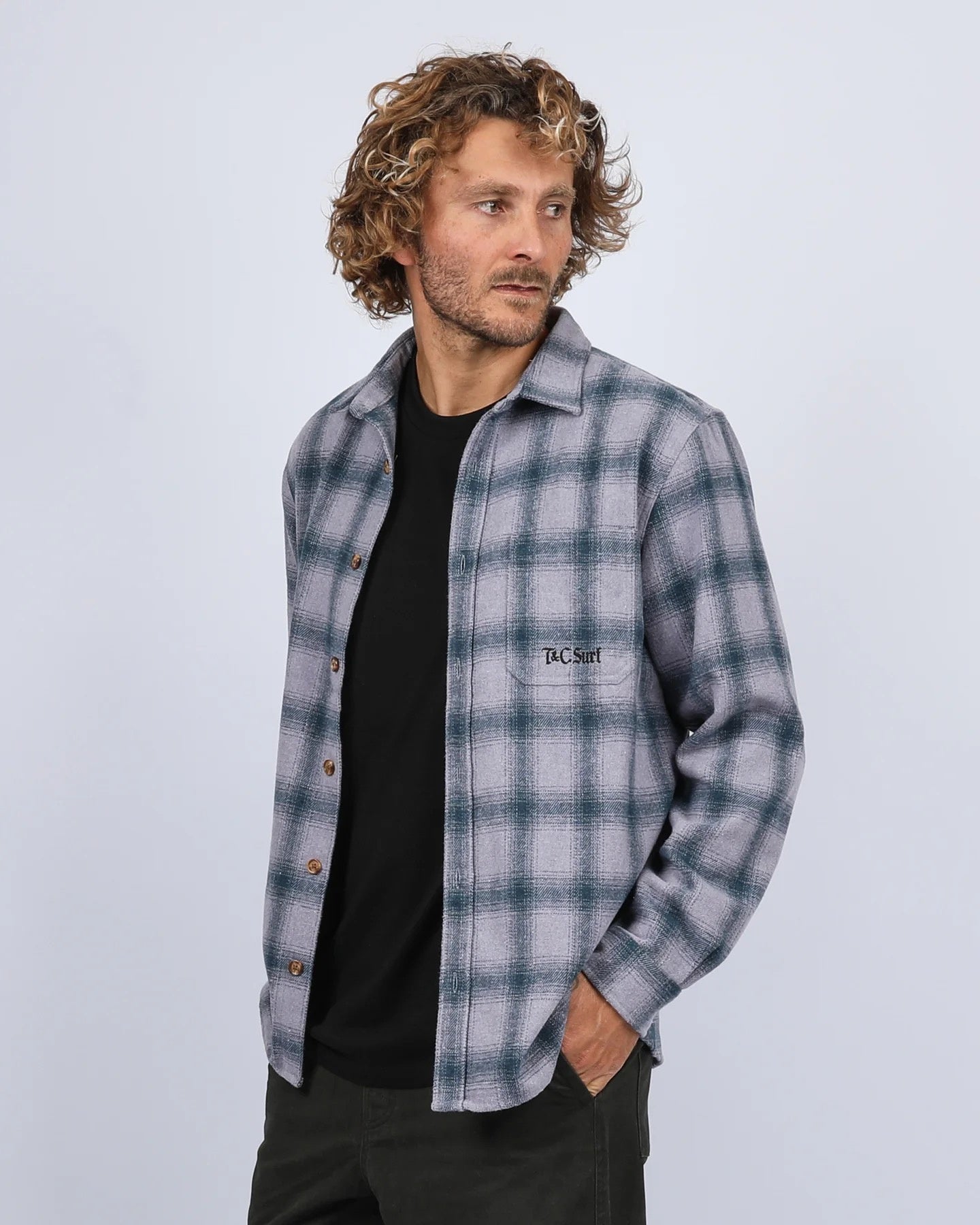 T&C Focus L/S Shirt Indigo