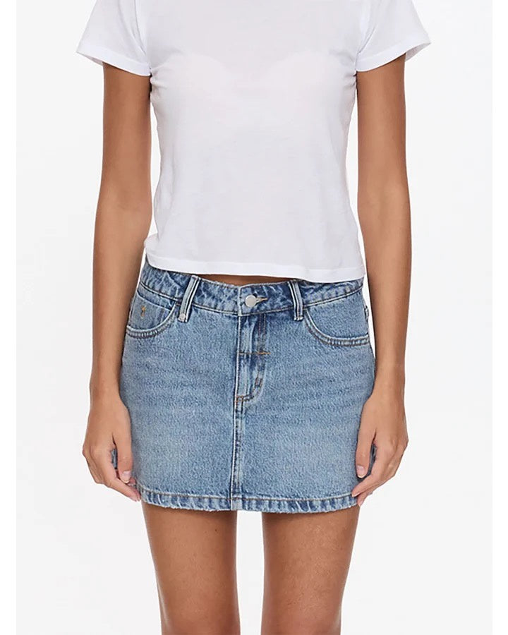 Thrills Sophie Mid Rise Mini Skirt Rustic Fade