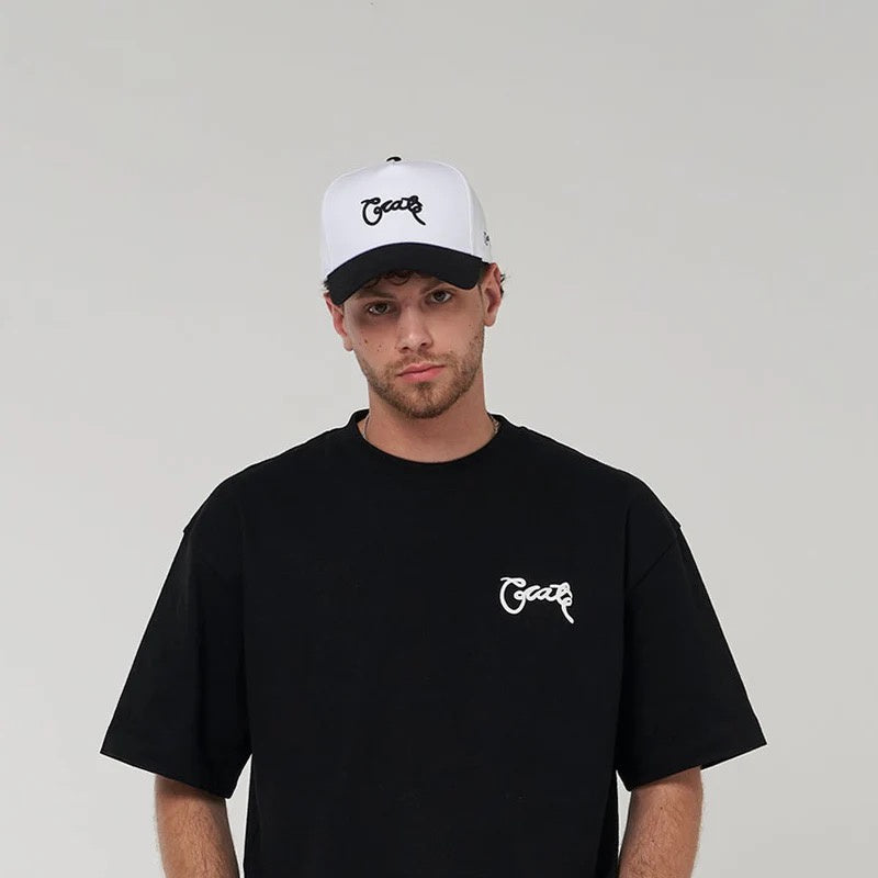 Crate SS24 Scripted Snapback Cap White/Black