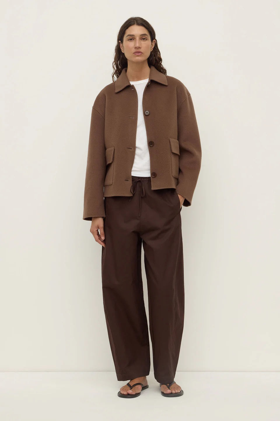 Assembly Mya Wool Jacket Milk Choc