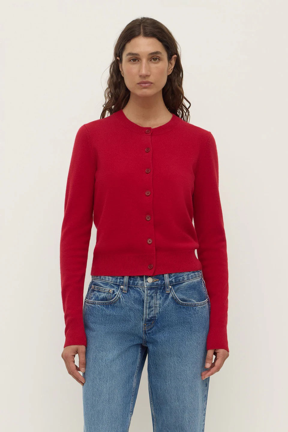 Assembly Benny Knit Cardigan Mulberry