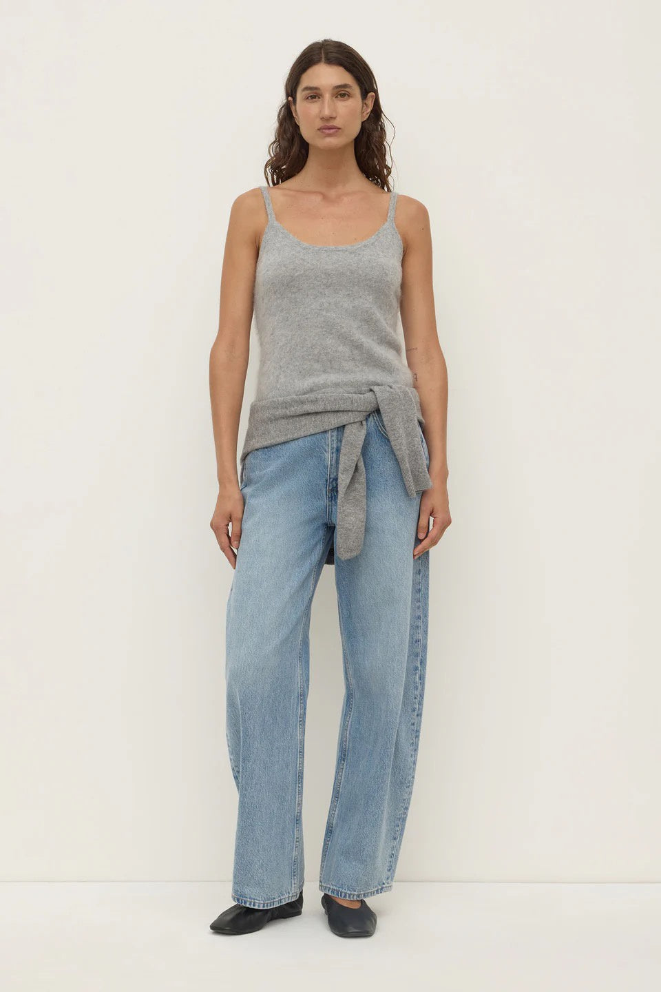 Assembly Carina Wool Tank Grey Marle