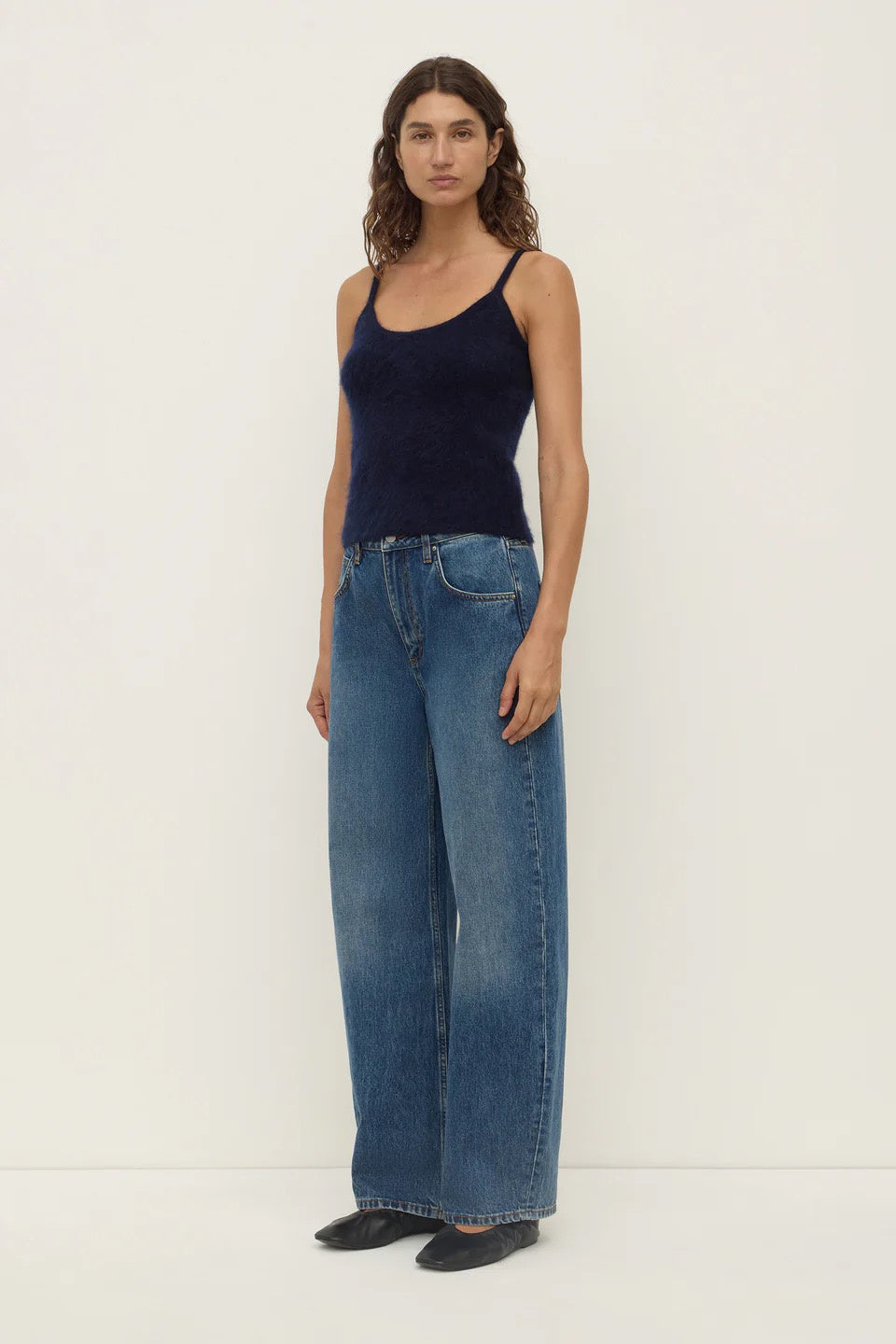 Assembly Carina Wool Tank True Navy