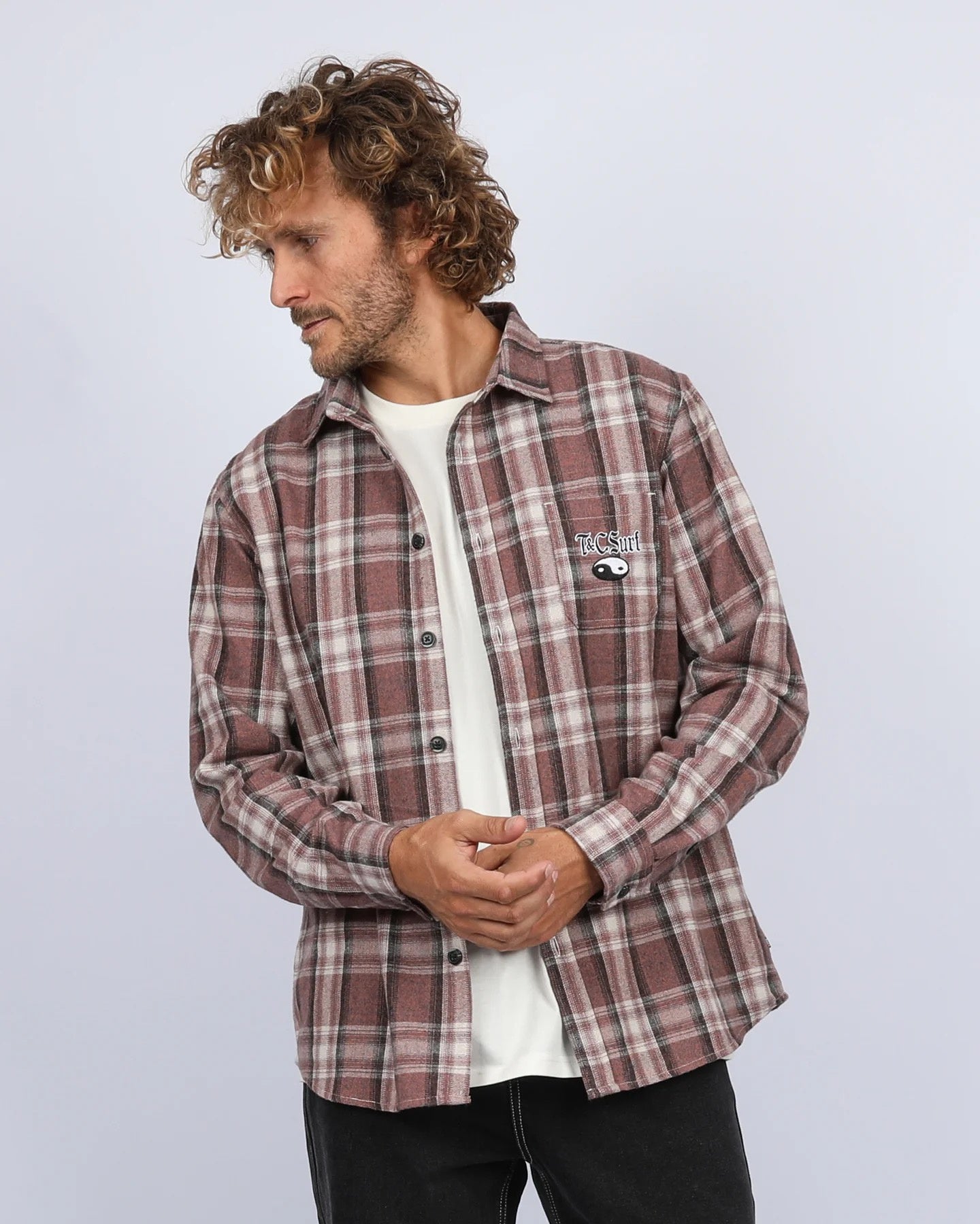 T&C Transit L/S Shirt Red