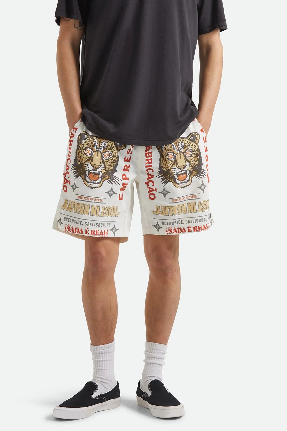 Brixton Everyday Hybrid Shorts Lost In Reality