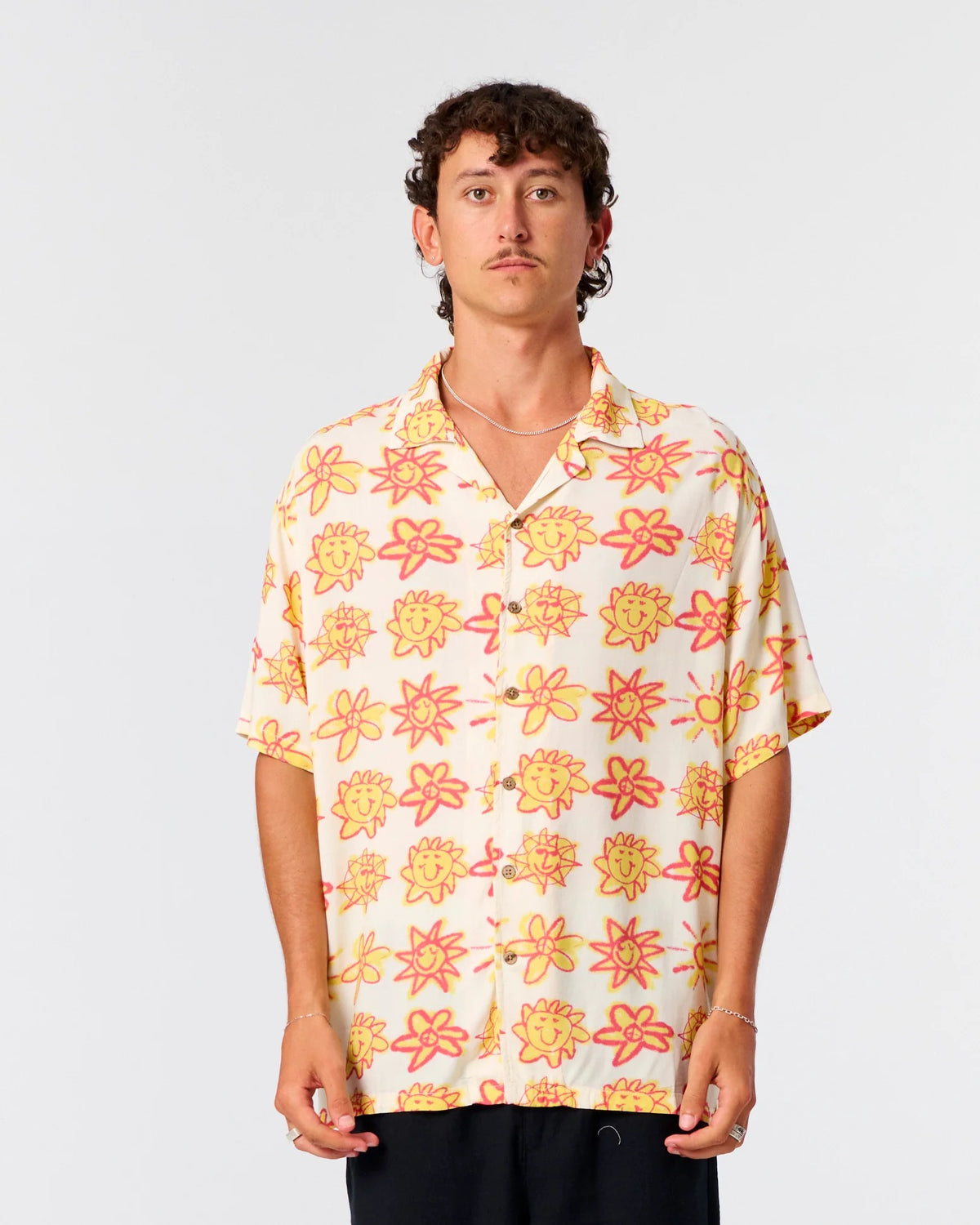 Critical Slide Mojo SS Resort Shirt Ecru
