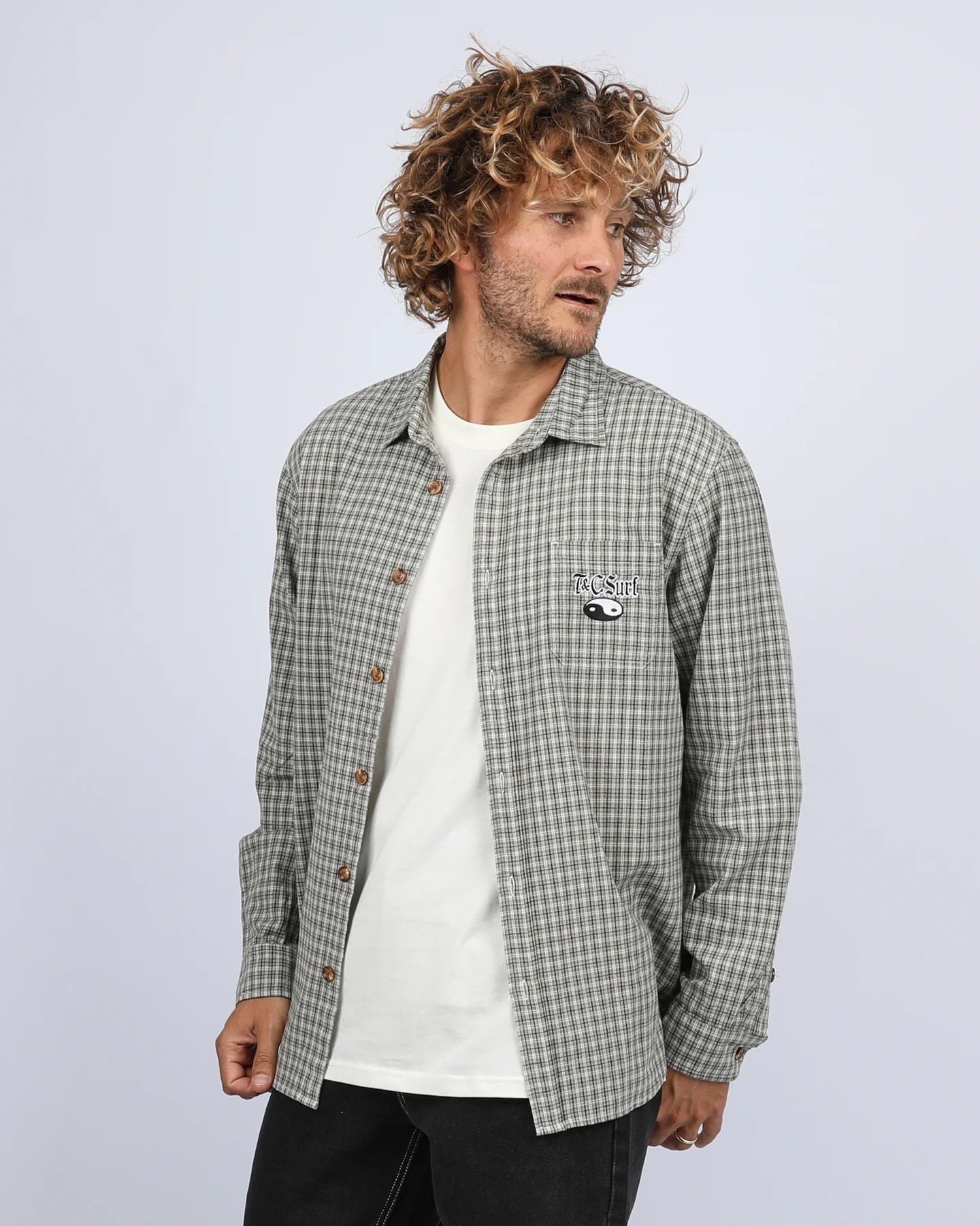 T&C Transit L/S Shirt Grey