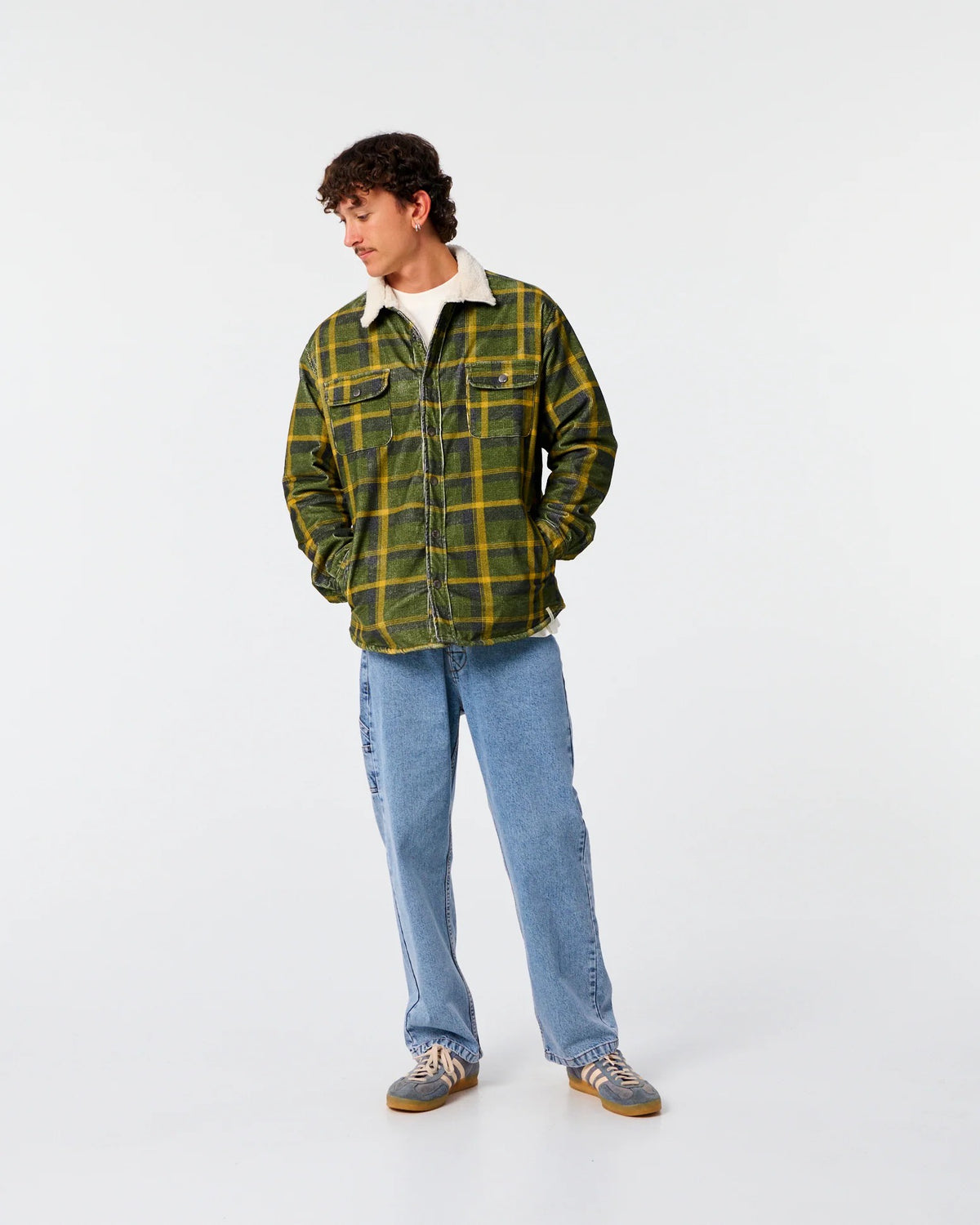 Critical Slide Ranger Check Jacket Dusky Green