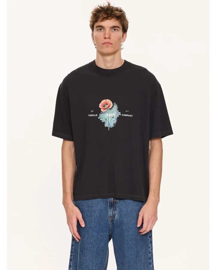 Thrills Deadly Popular Box Fit Oversize Cropped Tee