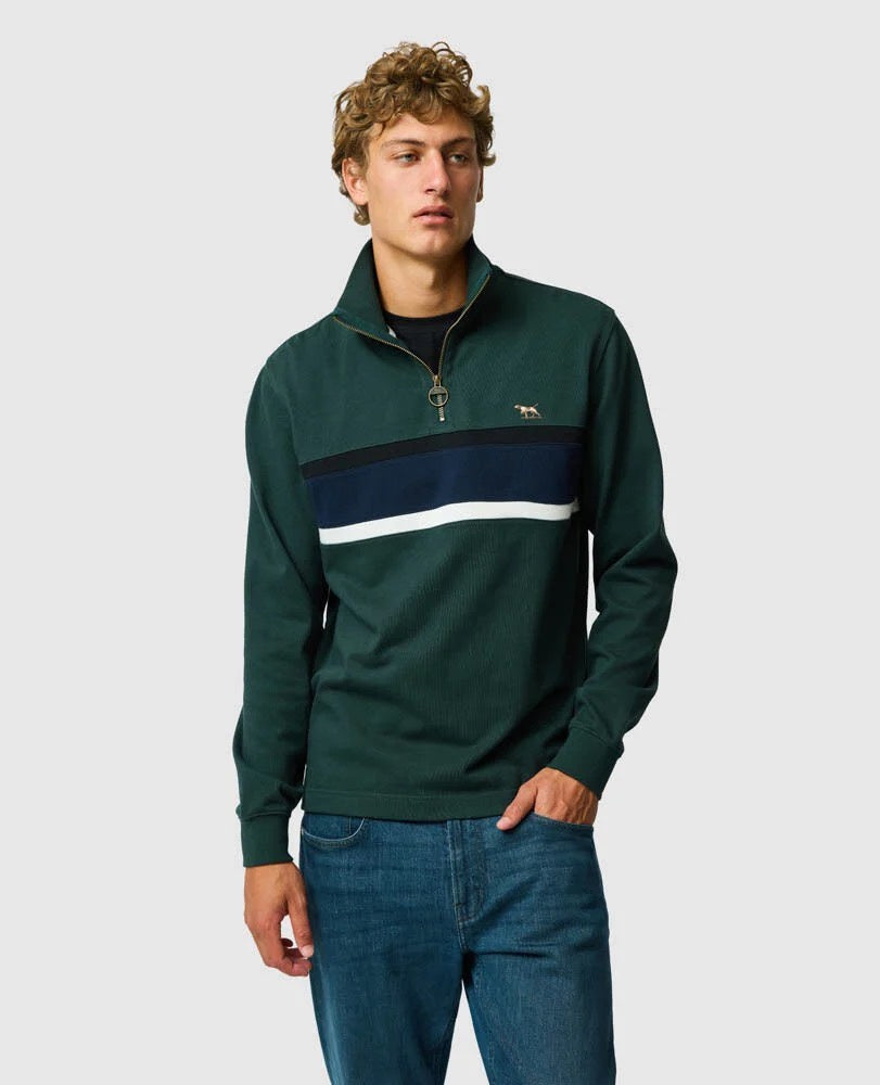 Rodd &amp; Gunn Chesterfield Sweat · Forest