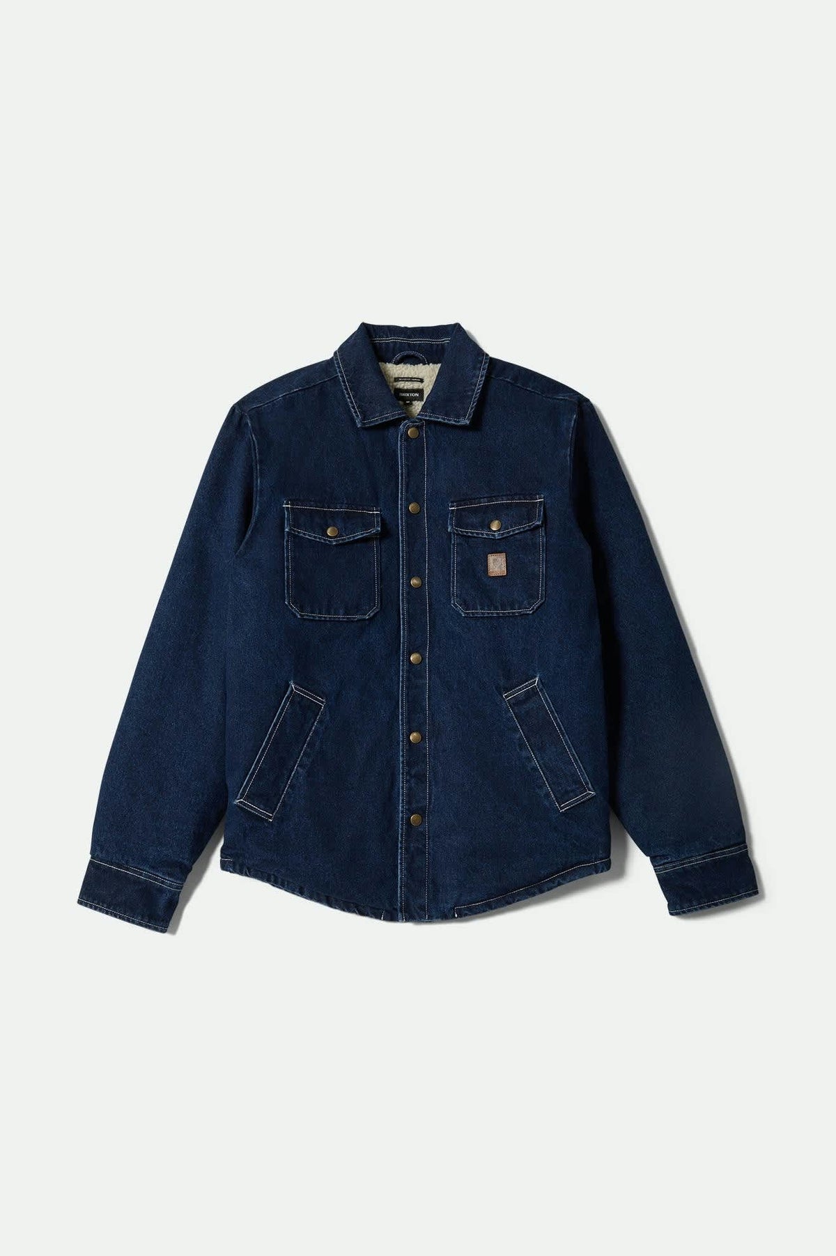 Brixton Durham Lined Jacket Medium Wash Denim