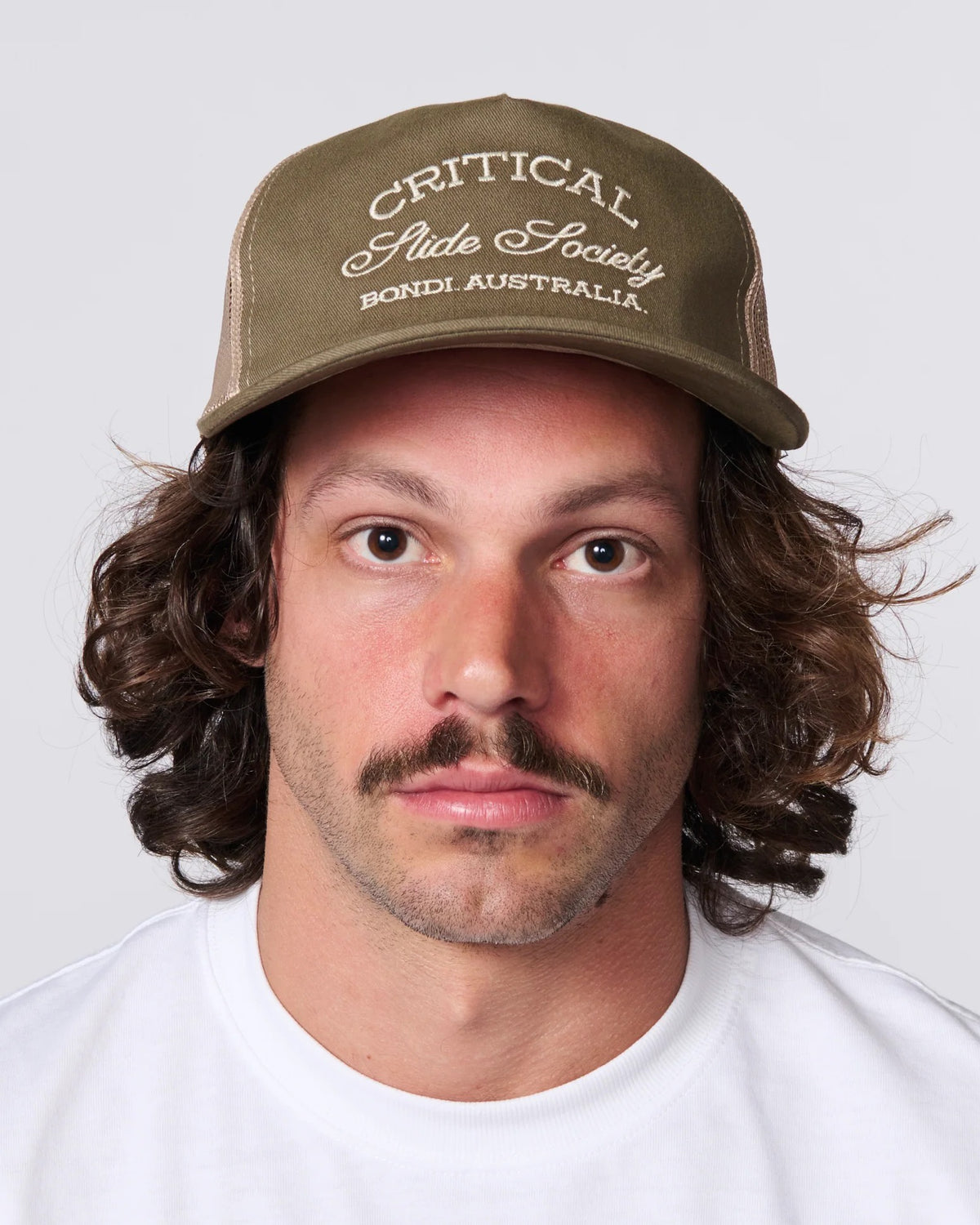 Critical Slide Cursive Trucker
