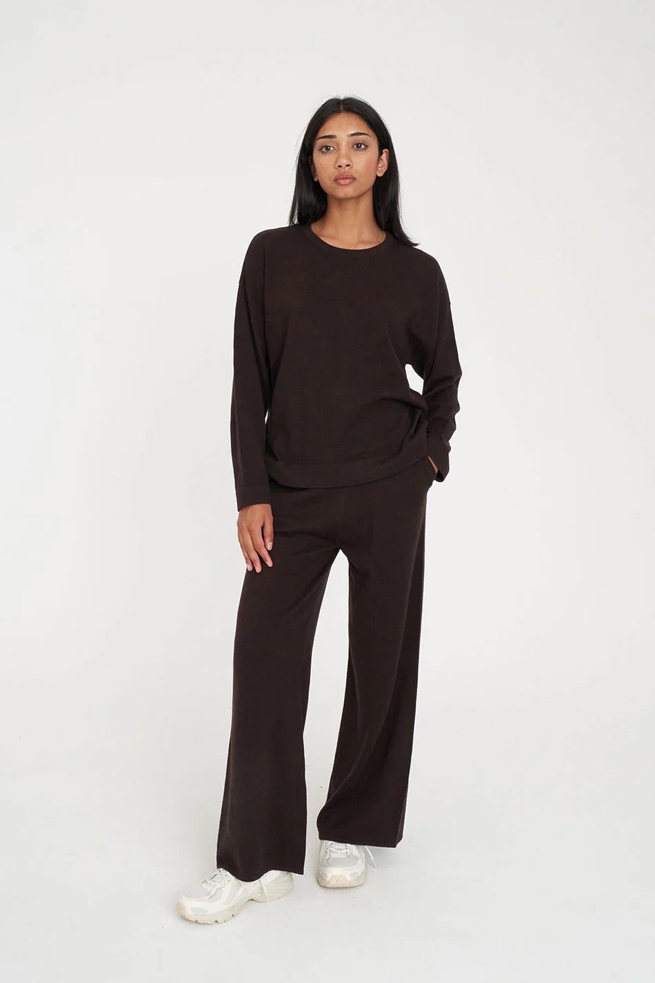 Huffer Merino Lounge Pant Chestnut