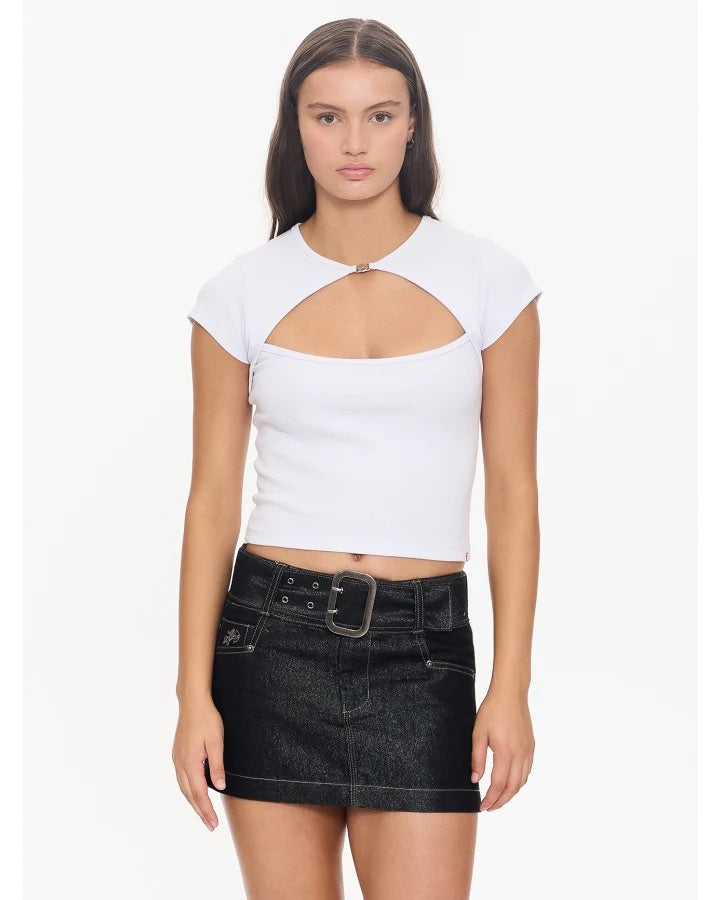 Worship Coax Cap Sleeve Tee