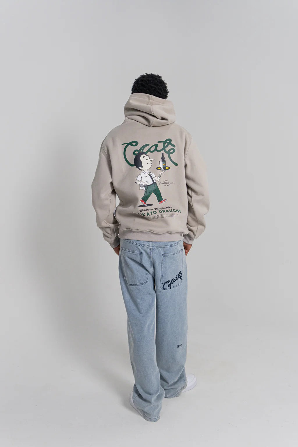 Crate X Willie the Waiter Remix Hoodie Grey