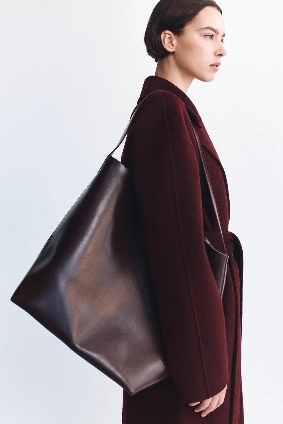 Assembly Nova Leather Shoulder Bag Wine