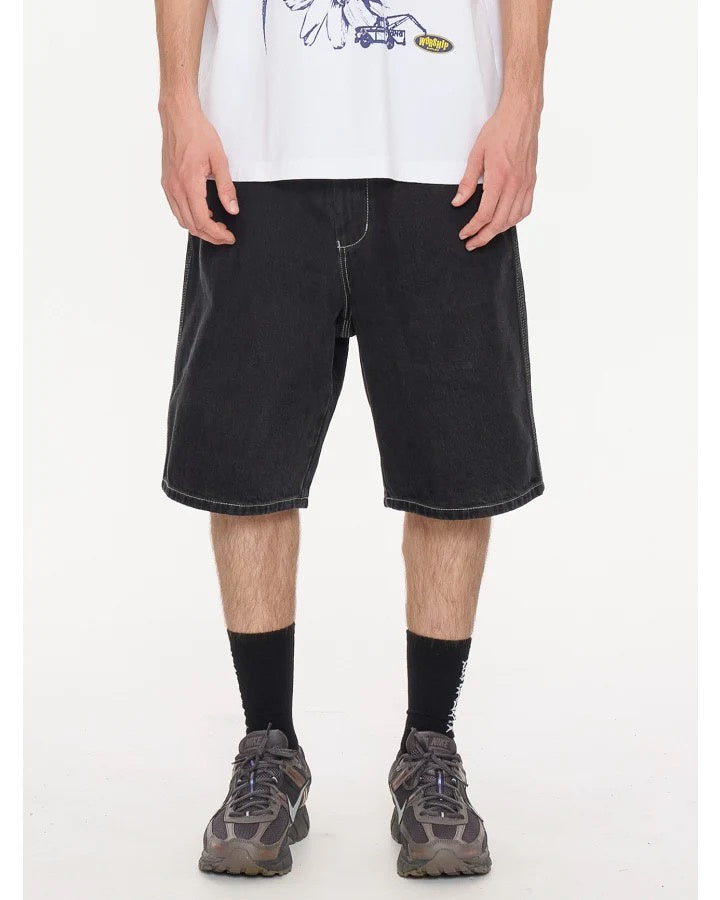 Worship Big Dawg Jean Short Washed Black