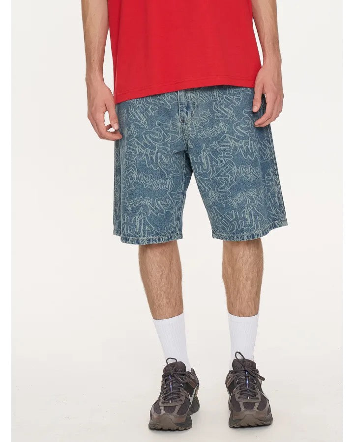 Worship Throws Big Dawg Jean Short Rouge Blue