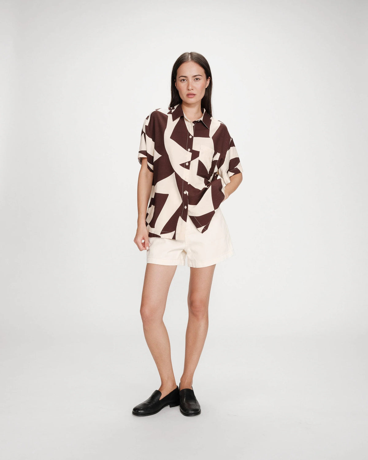 Grace &amp; Mila Veil Shirt Chocolat (Chocolate)