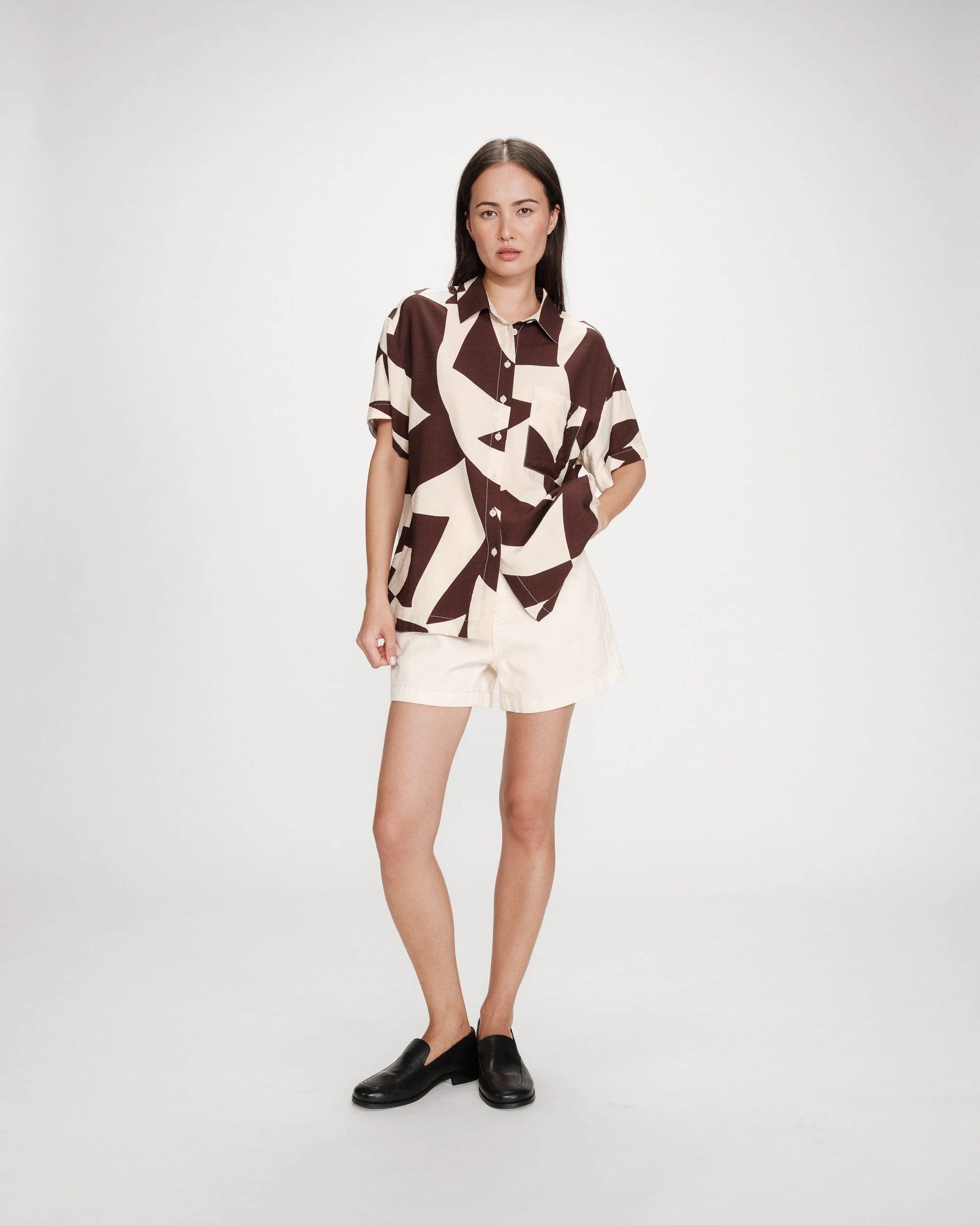 Grace & Mila Veil Shirt Chocolat (Chocolate)
