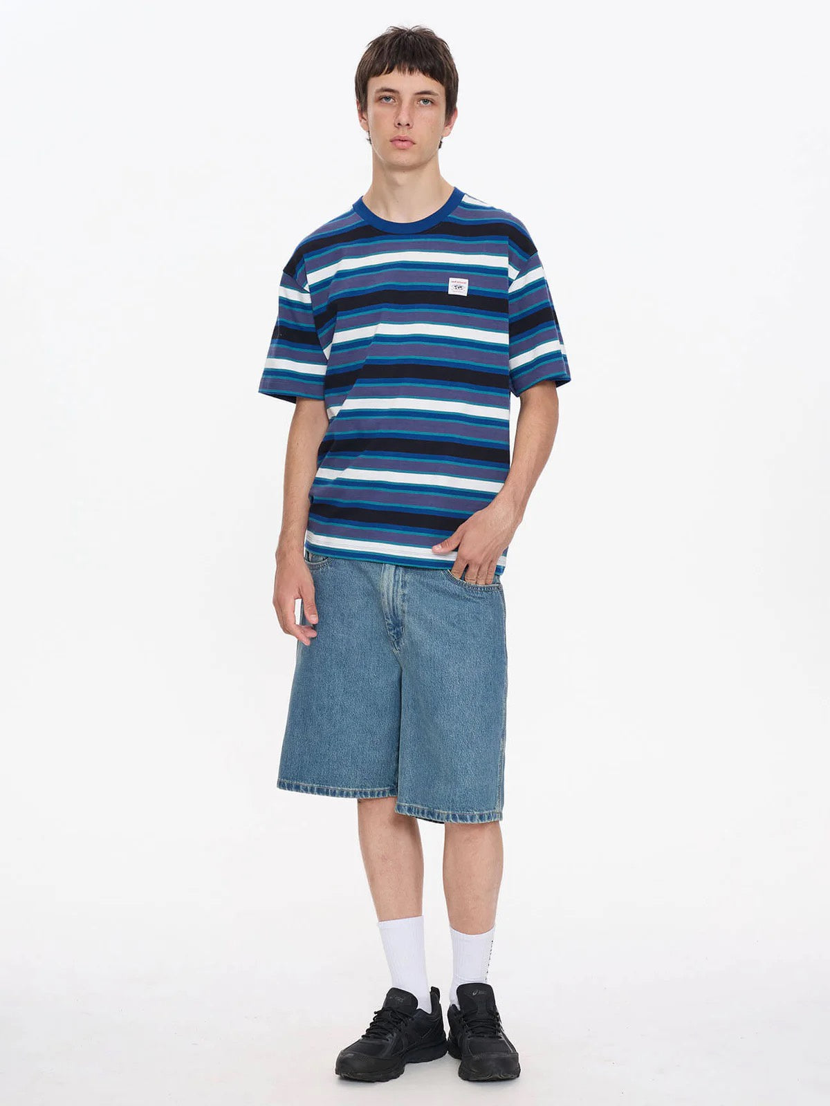 Worship Carpenter Jean Short Rouge Blue