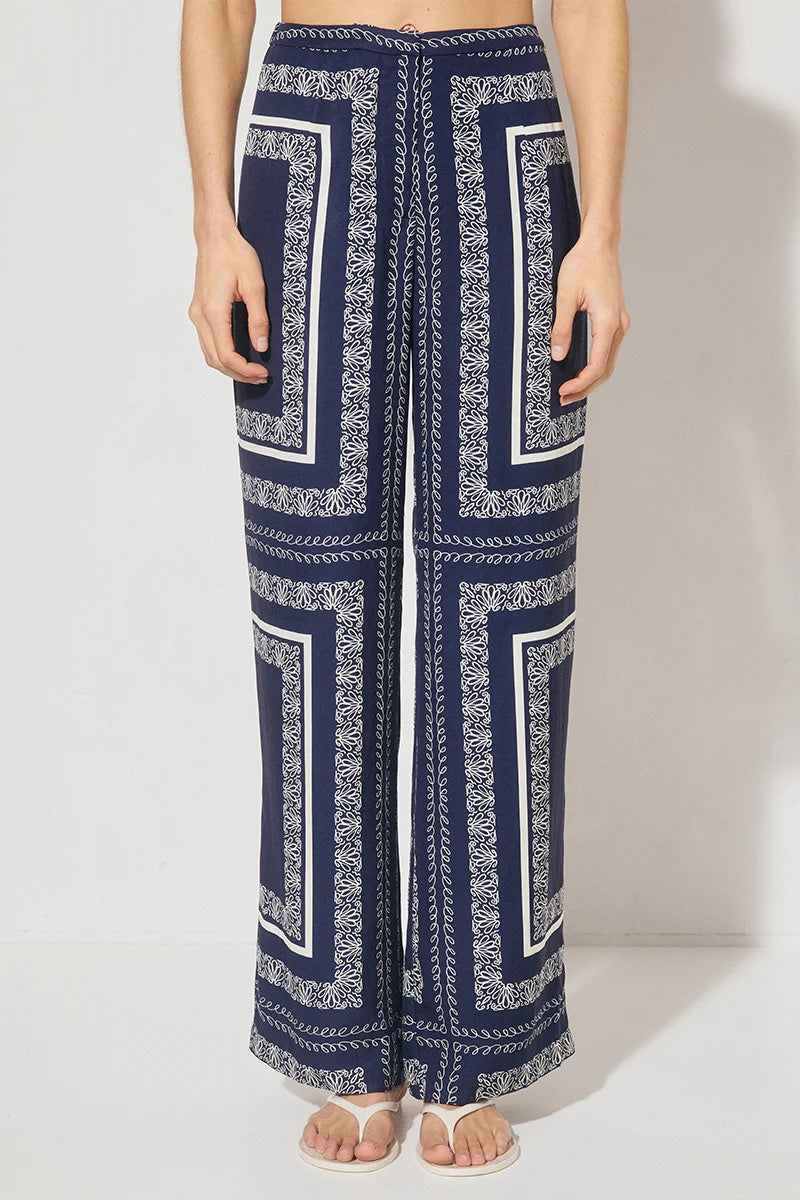 Mon Renn Serafina Pant Navy Cream