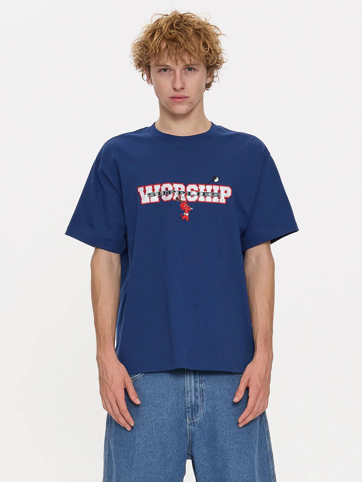 Worship Belter Tee Blue Depths