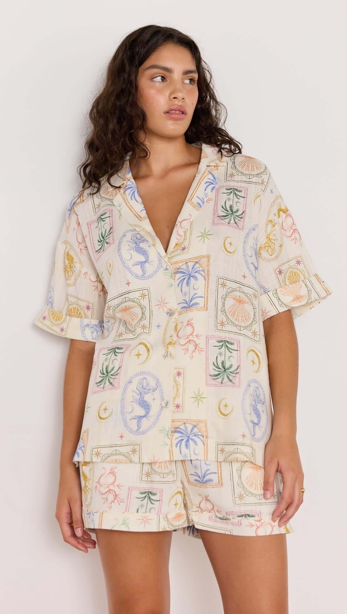 Mink Pink Sirena Resort SS Shirt
