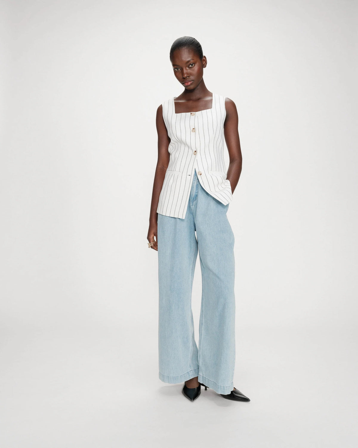 Grace &amp; Mila Vic Jacket White(White)