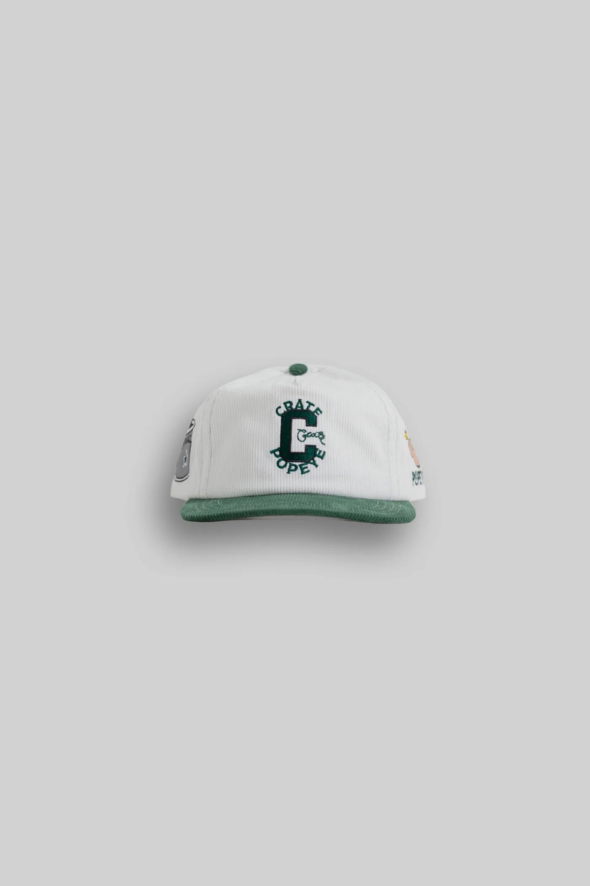 Crate X Popeye Cord Snapback White