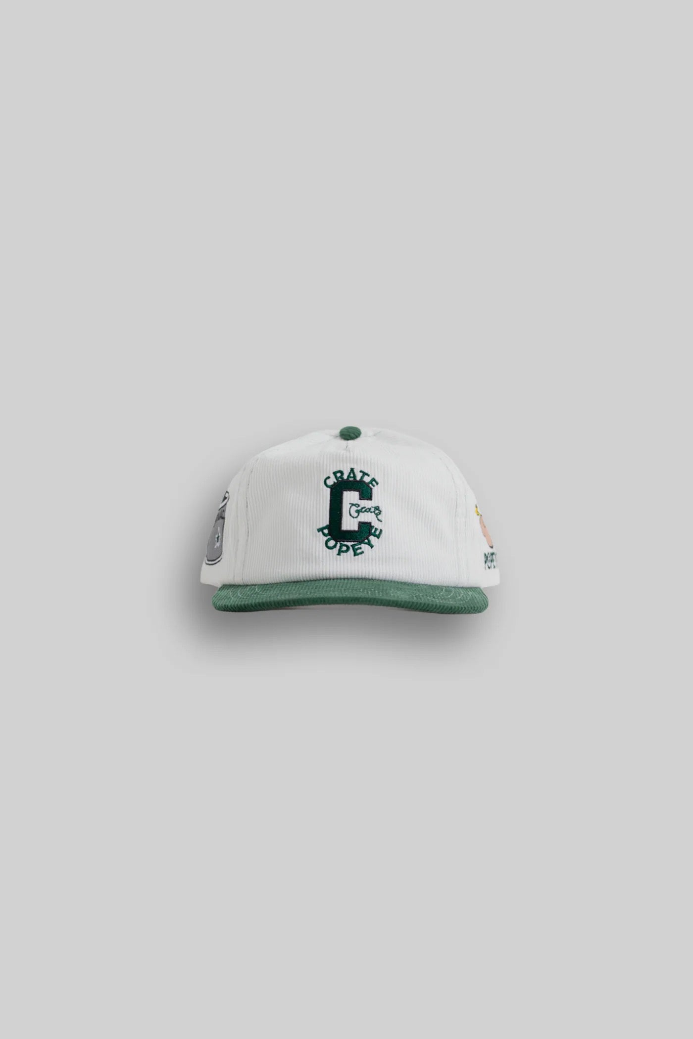 Crate X Popeye Cord Snapback White