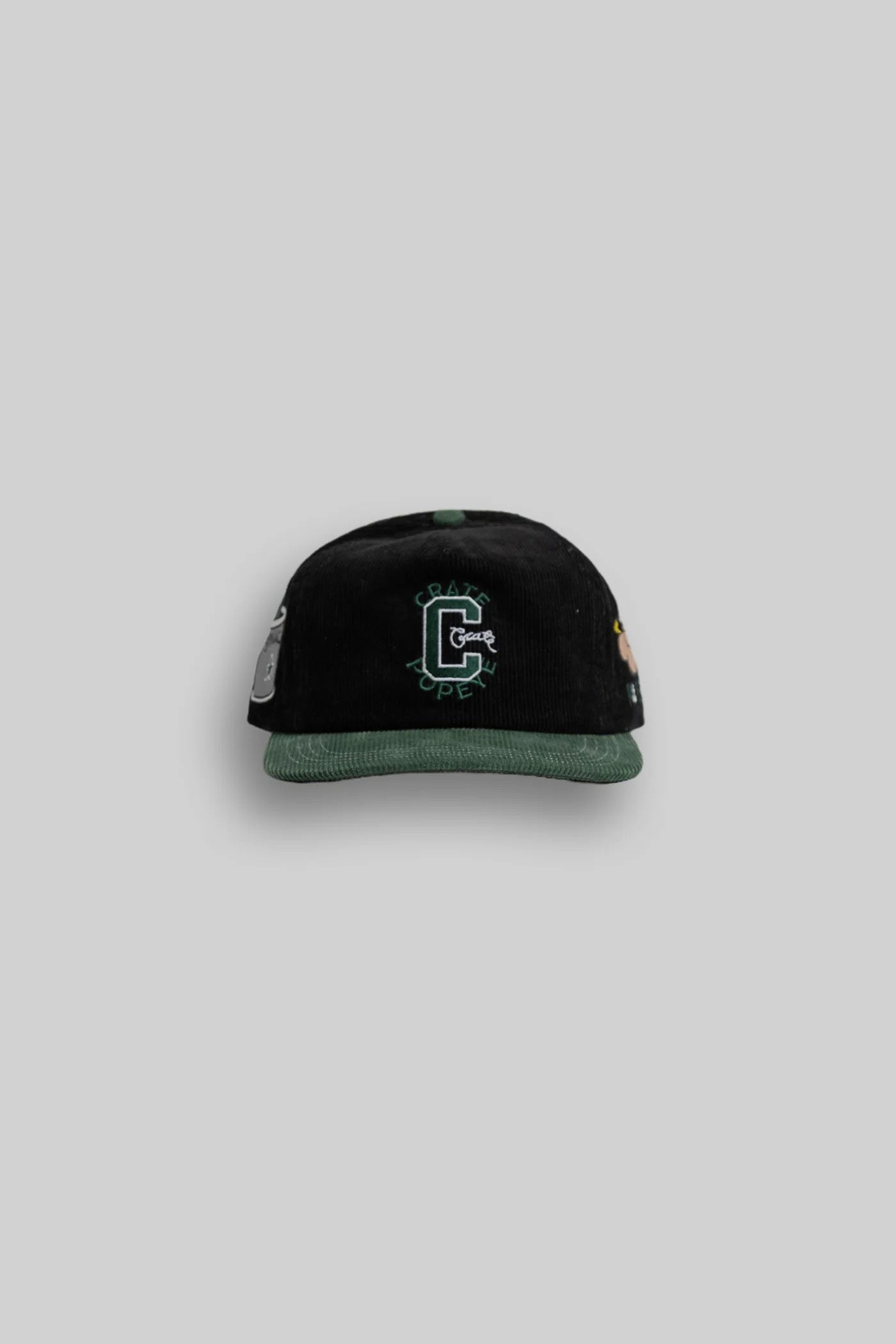 Crate X Popeye Cord Snapback Black