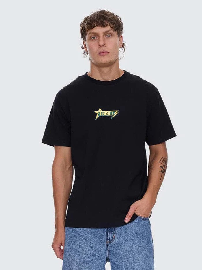 Thrills Heavy Static Merch Fit Tee Black