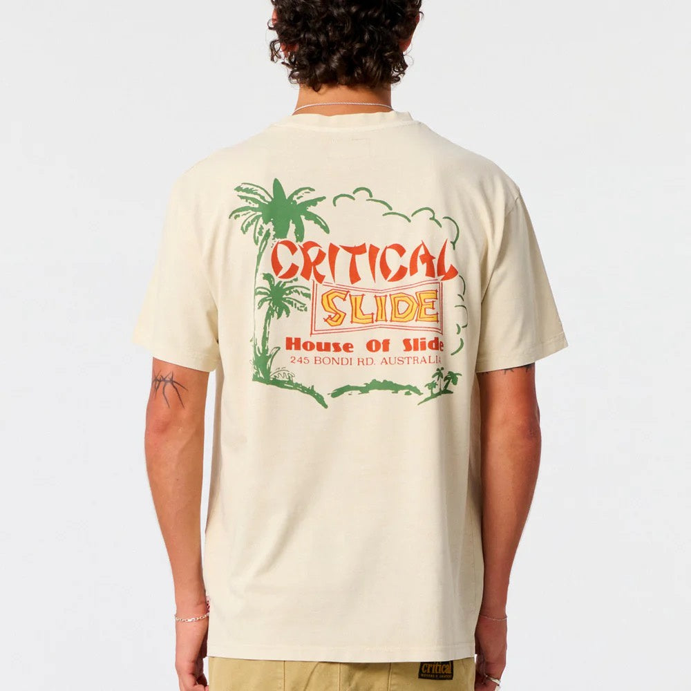 Critical Slide Matchbox Tee Ecru