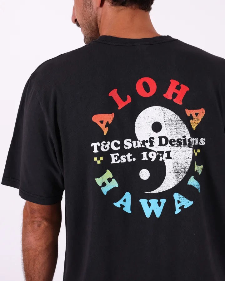 T&amp;C Back To Basixs Tee Washed Black