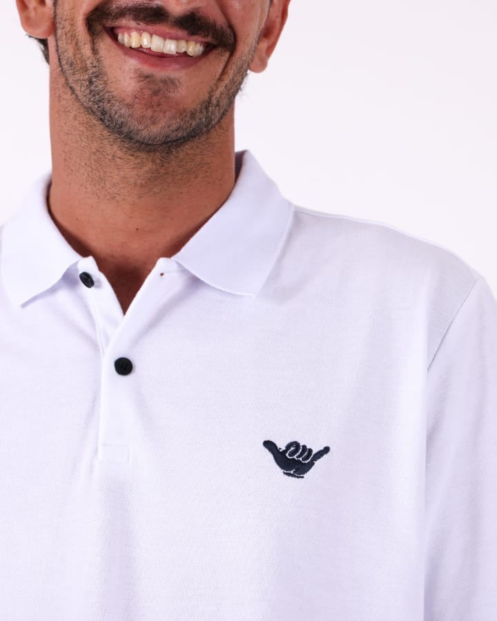 T&amp;C Shakka Polo White