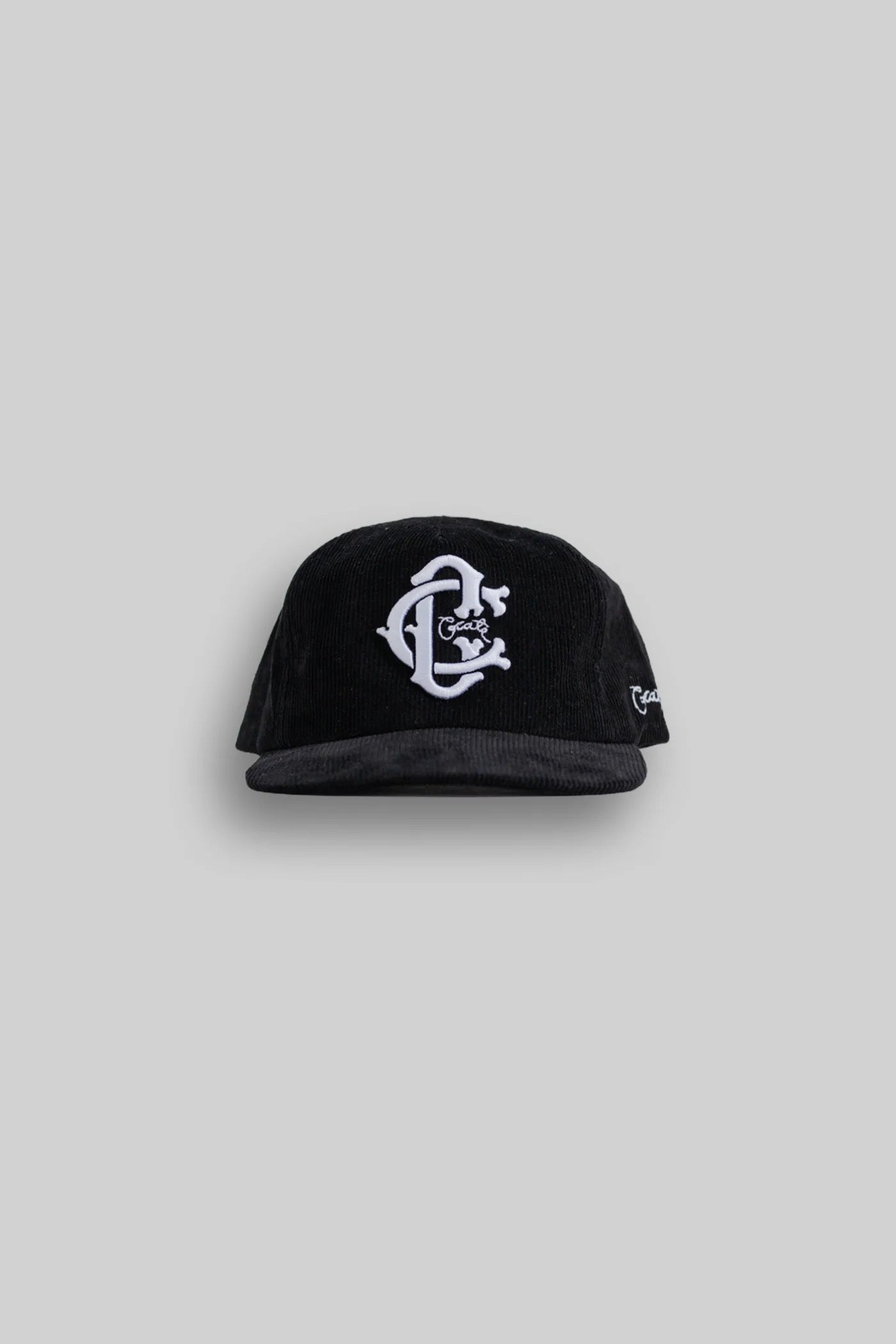 Crate Monogram Cord Snapback Black