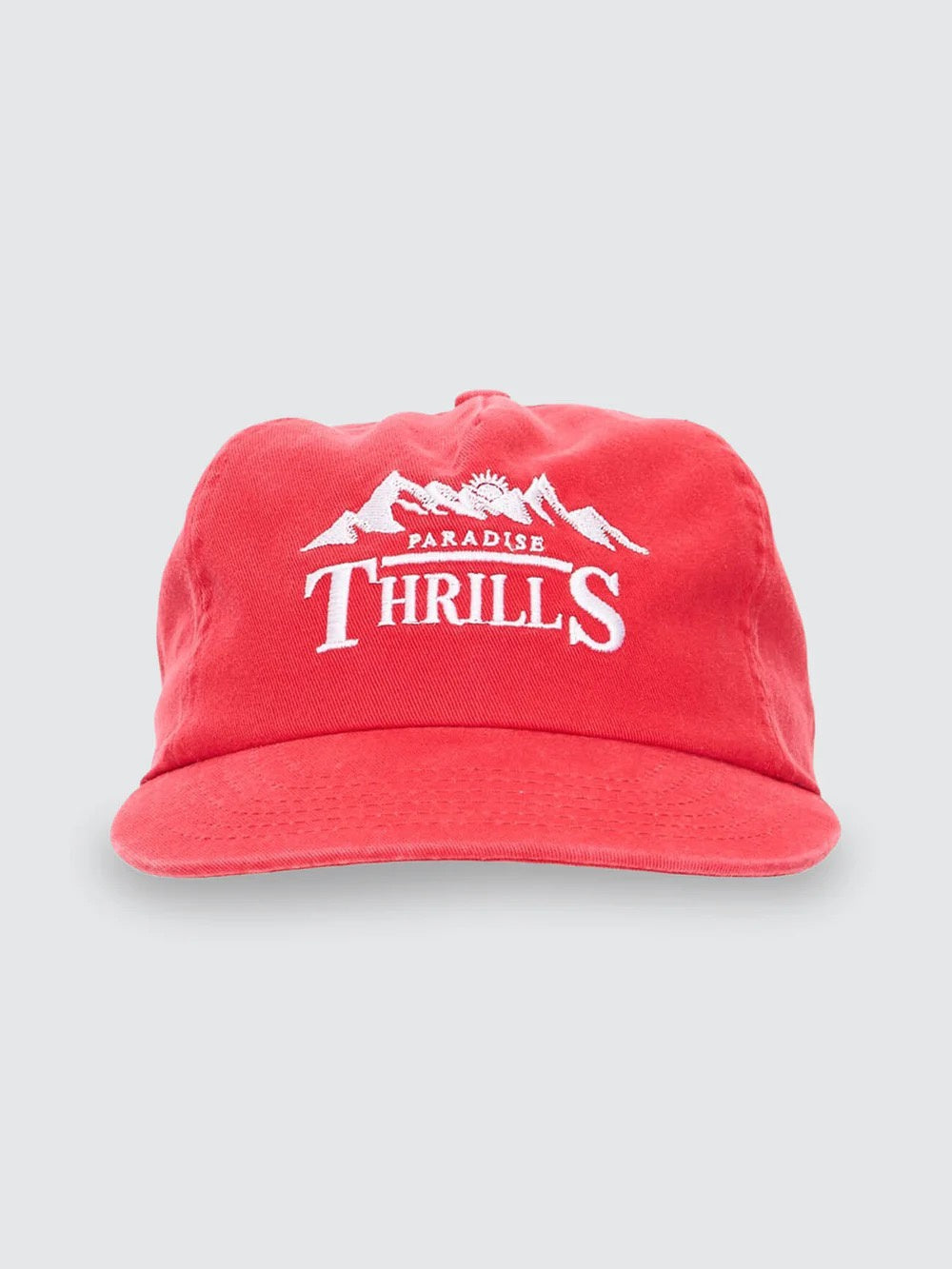 Thrills Touch The Sky 5 Panel Cap Racing Red