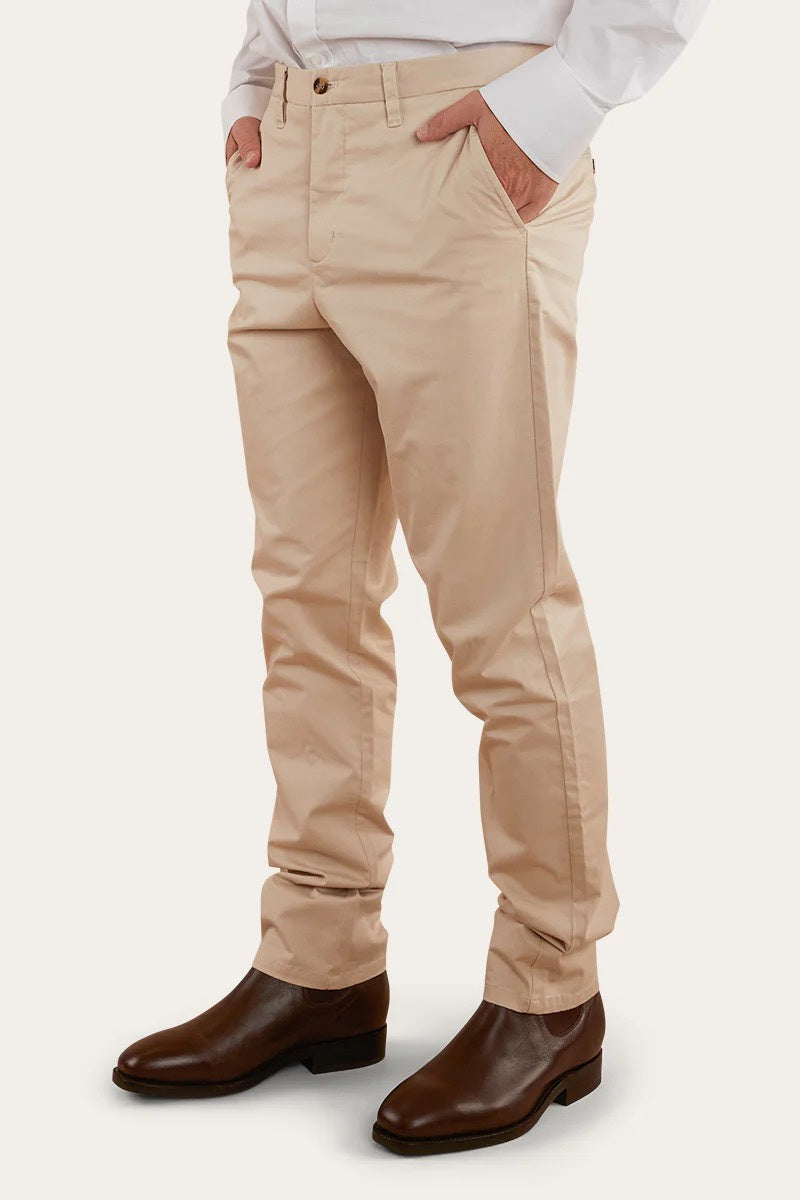 Ringers Western Collins Mens Regular Fit Chino Pant - Bone
