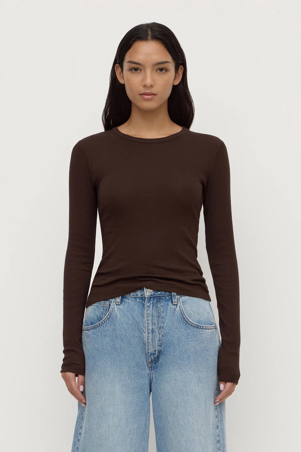 Assembly Zali Long Sleeve Tee Ganache
